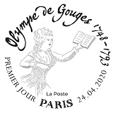 Cachet de Olympe de Gouges 1748 - 1793