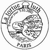 Cachet de La tortue luth Cachet de La tortue luth