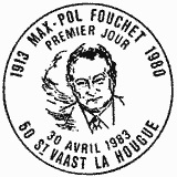 Cachet de Max-Pol Fouchet (1913-1980) Cachet de Max-Pol Fouchet (1913-1980)