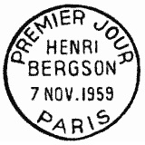 Cachet de Henri Bergson  - Philosophe français 1859-1941