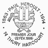 Cachet de Paul Héroult Chimiste 1863 - 1914