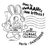 Cachet de Famille de Lapin crétin Cachet de Famille de Lapin crétin