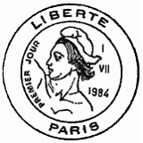 Cachet de Liberté de Gandon - 1F70 vert Cachet de Liberté de Gandon - 1F70 vert