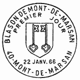 Cachet de Armoiries de Mont-de-Marsan Cachet de Armoiries de Mont-de-Marsan