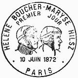 Cachet de Hélène Boucher (1908-1934) Maryse Hilsz (1901-1946)