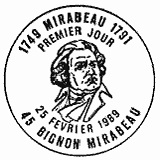 Cachet de Mirabeau 1749-1791