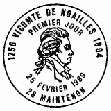 Cachet de Vicomte de Noailles 1756-1804