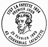 Cachet de La Fayette 1757-1834