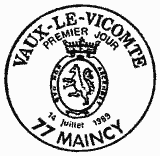 Cachet de Chéteau de Vaux le Vicomte