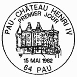 Cachet de PAU - Château Henri IV