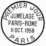 Cachet de Jumelage Paris-Rome Cachet de Jumelage Paris-Rome