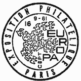 Cachet de Europa 0.50 F Cachet de Europa 0.50 F