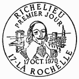 Cachet de Richelieu - Le siège de La Rochelle