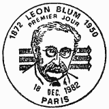 Cachet de Léon Blum 1872-1950