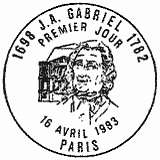 Cachet de Jacques Ange Gabriel 1698-1782