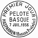 Cachet de Pelote basque Cachet de Pelote basque
