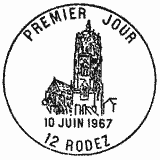 Cachet de Rodez - La Cathédrale Cachet de Rodez - La Cathédrale