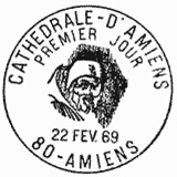 Cachet de Amiens Bas-relief de la cathédrale Cachet de Amiens Bas-relief de la cathédrale