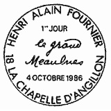 Cachet de Henri Alain-Fournier - Le Grand Meaulnes