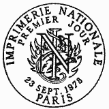 Cachet de Imprimerie nationale