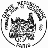 Cachet de Garde républicaine Cachet de Garde républicaine