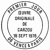 Cachet de Œuvre de  Jean Carzou