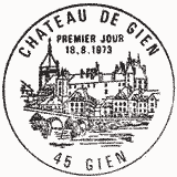 Cachet de Château de Gien Cachet de Château de Gien