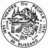 Cachet de Théâtre du peuple de Bussang - Maurice Pottecher