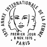 Cachet de Annee internationale de la Femme Cachet de Annee internationale de la Femme