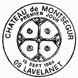 Cachet de Château de Montségur Cachet de Château de Montségur