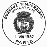 Cachet de Liberté de gandon - 3F60 bleu Cachet de Liberté de gandon - 3F60 bleu
