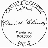 Cachet de Camille Claudel "La valse"