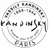 Cachet de Vassily Kandinsky 1866-1944