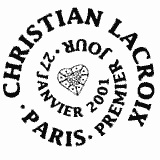 Cachet de Le coeur de Christian Lacroix