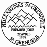 Cachet de Philexjeunes 94 Grenoble Cachet de Philexjeunes 94 Grenoble