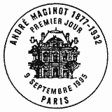 Cachet de André Maginot 1877-1932