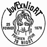 Cachet de JuvexNiort 1978 Cachet de JuvexNiort 1978