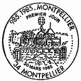 Cachet de Montpellier 985-1985 Cachet de Montpellier 985-1985