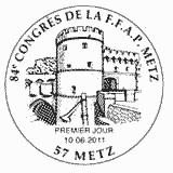 Cachet de 84ème Congrès de la Fédération Française des Associations Philatéliques - Metz Cachet de 84ème Congrès de la Fédération Française des Associations Philatéliques - Metz