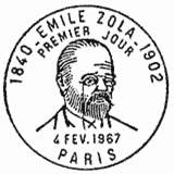 Cachet de Emile Zola Cachet de Emile Zola