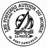 Cachet de Les postiers autour du Monde Cachet de Les postiers autour du Monde