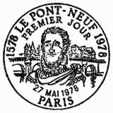 Cachet de Le Pont-Neuf à Paris 1578-1978 Cachet de Le Pont-Neuf à Paris 1578-1978