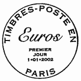 Cachet de Marianne de Luquet - 2,00€ violet Cachet de Marianne de Luquet - 2,00€ violet