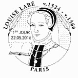 Cachet de Louise Labé 1524-1566