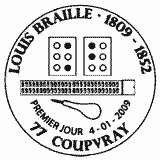 Cachet de Louis Braille 1809-1852