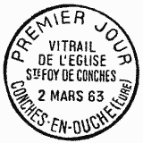 Cachet de Eglise Sainte Foy de Conches Cachet de Eglise Sainte Foy de Conches