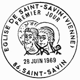 Cachet de Eglise de Saint Savin (Vienne) Cachet de Eglise de Saint Savin (Vienne)