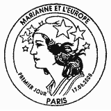 Cachet de 0,10 é gris Cachet de 0,10 é gris