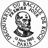 Cachet de Découverte du bacille de Koch