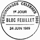 Cachet de Personnages célèbres de la Révolution Cachet de Personnages célèbres de la Révolution